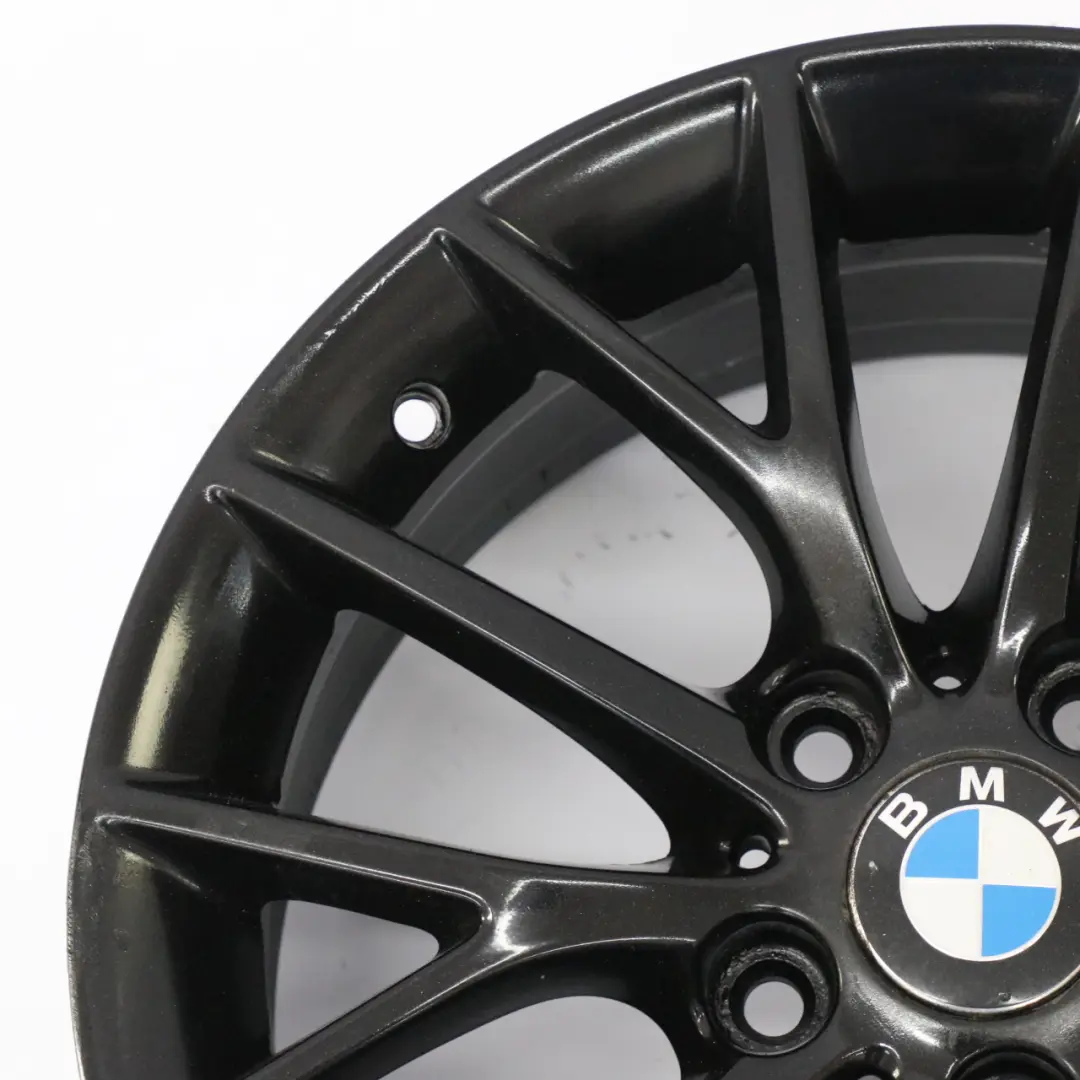 BMW F20 F21 F22 F23 Black Wheel Alloy Rim 17" 7J ET:40 Y-Spoke 380 6796205