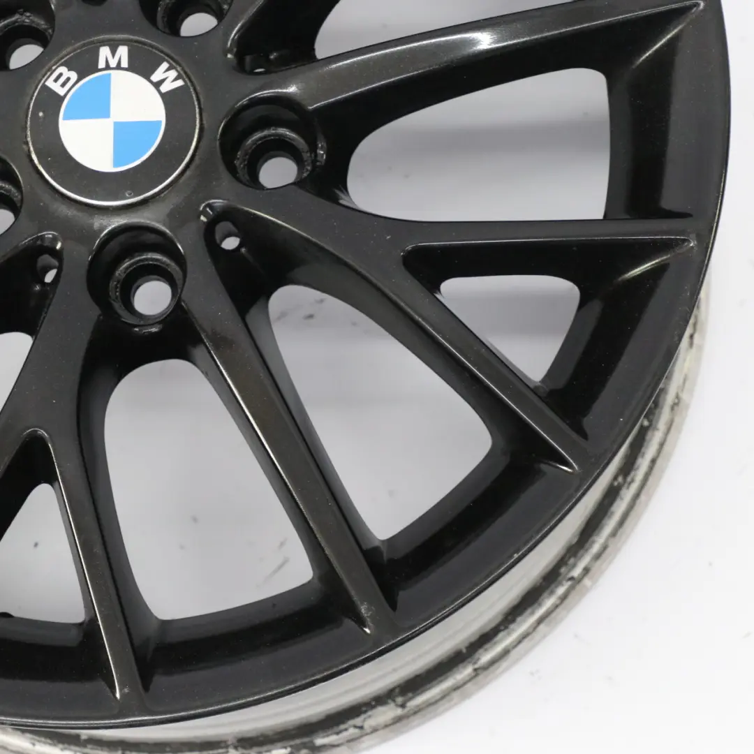 BMW F20 F21 F22 F23 Black Wheel Alloy Rim 17" 7J ET:40 Y-Spoke 380 6796205