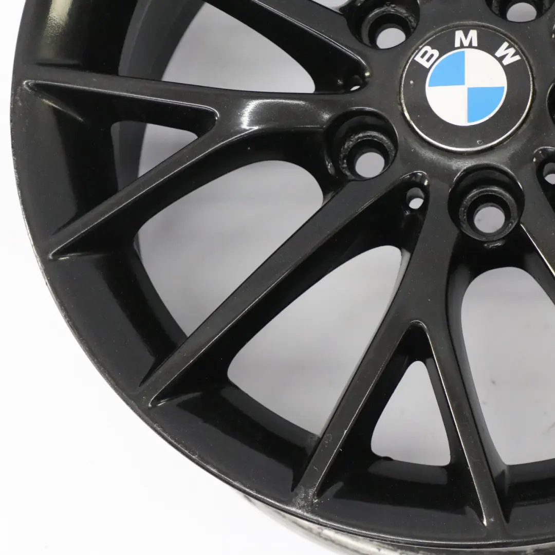 BMW F20 F21 F22 F23 Black Wheel Alloy Rim 17" 7J ET:40 Y-Spoke 380 6796205