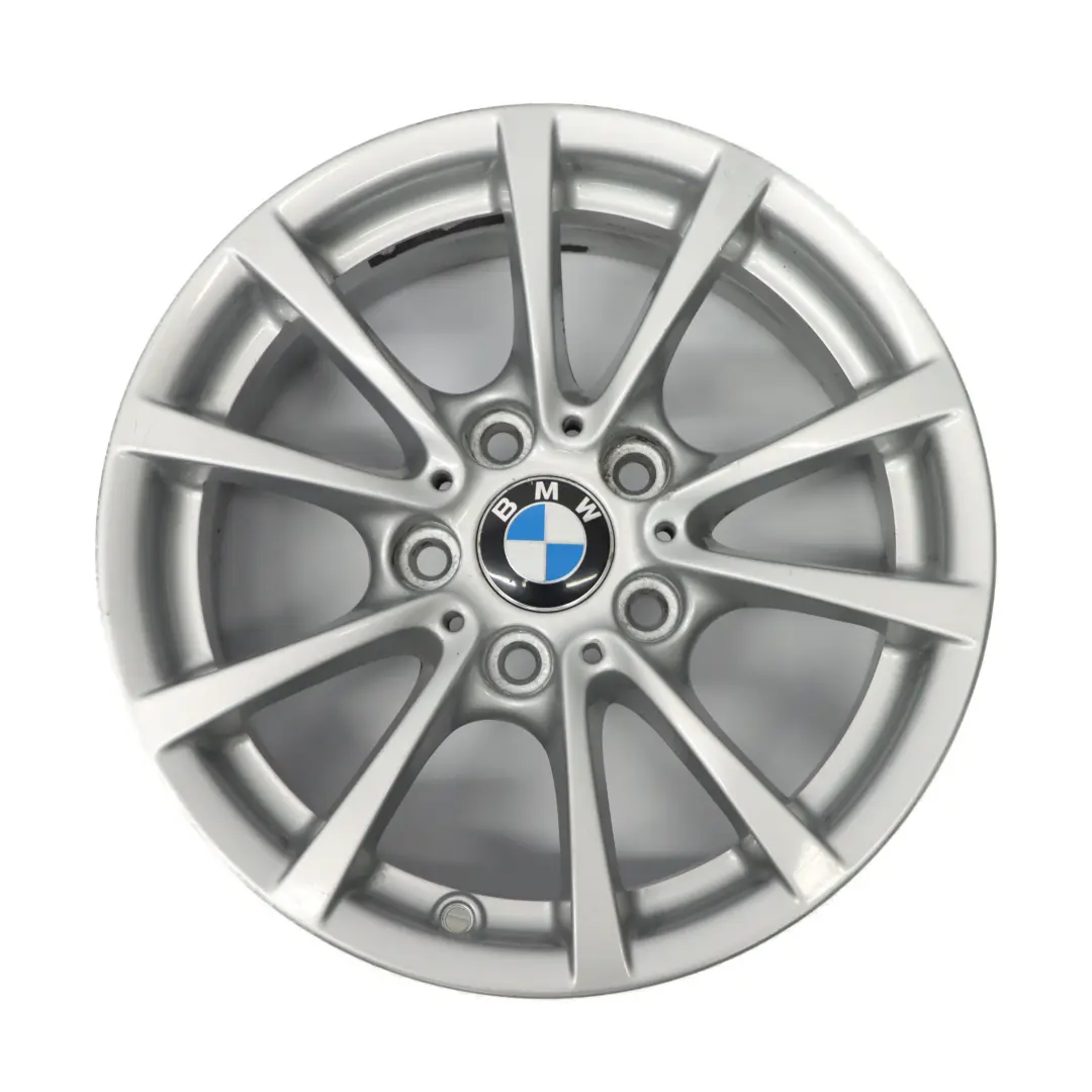 BMW F30 F31 F36 Silber Alufelge Alu Felge 16" 7J ET:31 V-Speiche 390 6796236