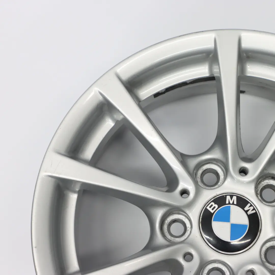 BMW F30 F31 F36 Silber Alufelge Alu Felge 16" 7J ET:31 V-Speiche 390 6796236