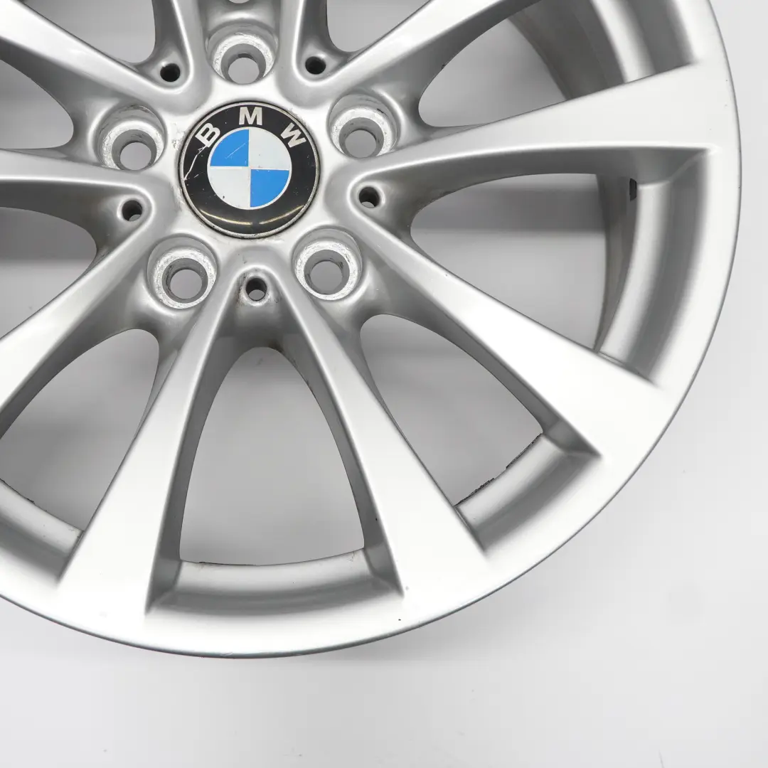 BMW F30 F31 F32 Rear Silver Alloy Wheel Rim 17" 8,5J ET:47 V-Spoke 395 6796245