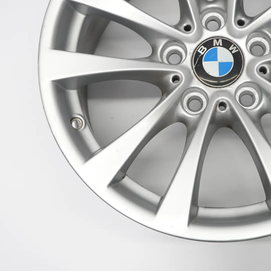 BMW F30 F31 F32 Rear Silver Alloy Wheel Rim 17" 8,5J ET:47 V-Spoke 395 6796245