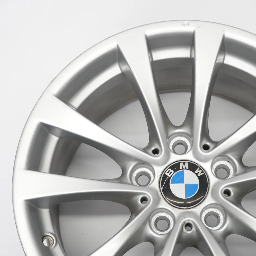 BMW F30 F31 F32 Rear Silver Alloy Wheel Rim 17" 8,5J ET:47 V-Spoke 395 6796245