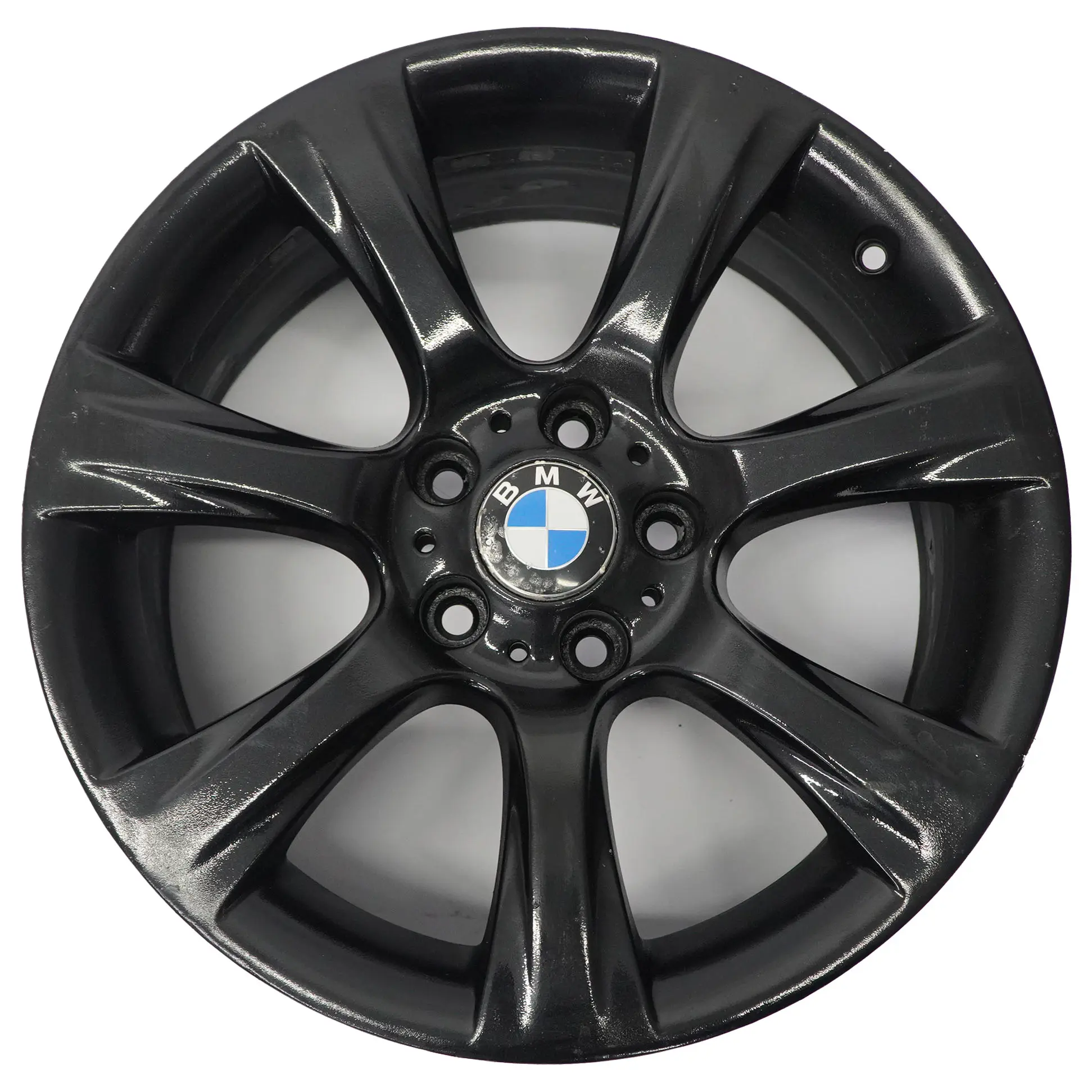 BMW F30 F31 F32 F33 Black Alloy Wheel Rim 18" 8J ET:34 Star Spoke 396 6796246