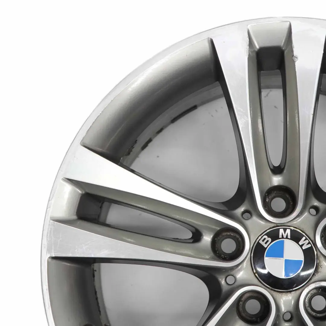 BMW F30 F31 F32 F33 Ferricgrey Wheel Alloy Rim 18" Double Spoke 397 8J ET:34