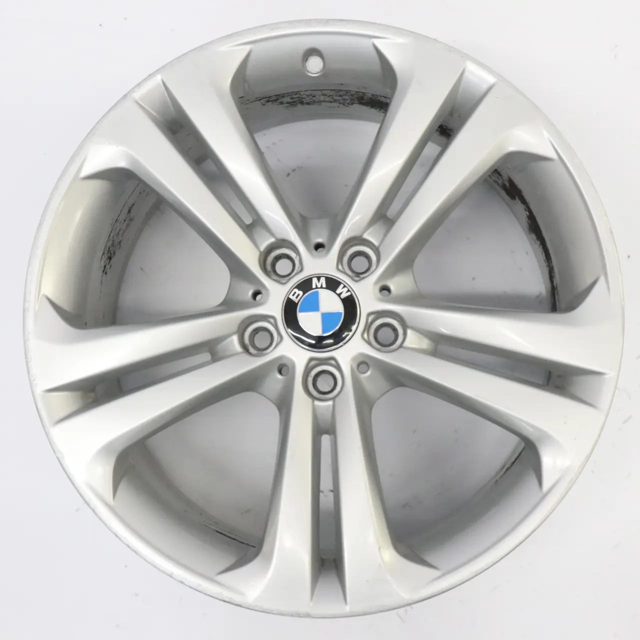 BMW F30 F31 Silberne Leicht metall felge 19" 8,5J Doppel speiche ET:47 6796257