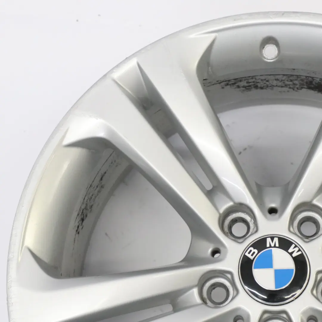 BMW F30 F31 Silberne Leicht metall felge 19" 8,5J Doppel speiche ET:47 6796257