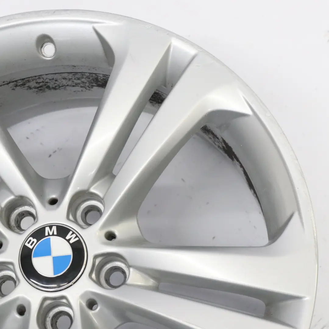 BMW F30 F31 Silberne Leicht metall felge 19" 8,5J Doppel speiche ET:47 6796257