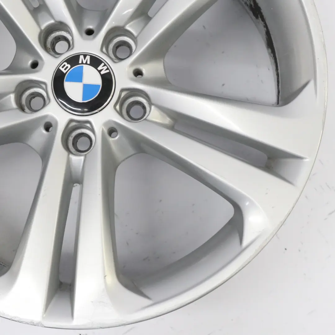 BMW F30 F31 Silberne Leicht metall felge 19" 8,5J Doppel speiche ET:47 6796257