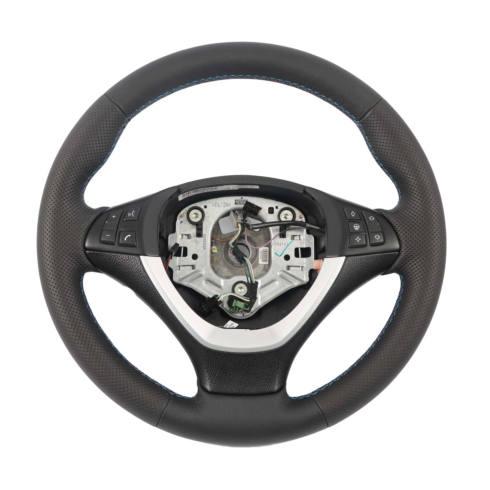 Steering Wheel BMW X5 E70 Heated NEW Black Leather Sport M-tricolored