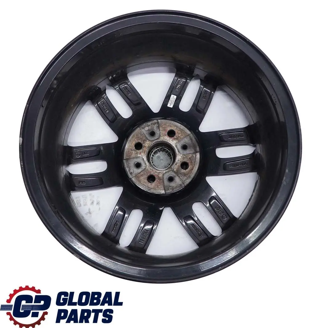 Mini Cooper One R55 R56 R57 Black Wheel Alloy Rim 17" ET:48 7J Twin Spoke 128