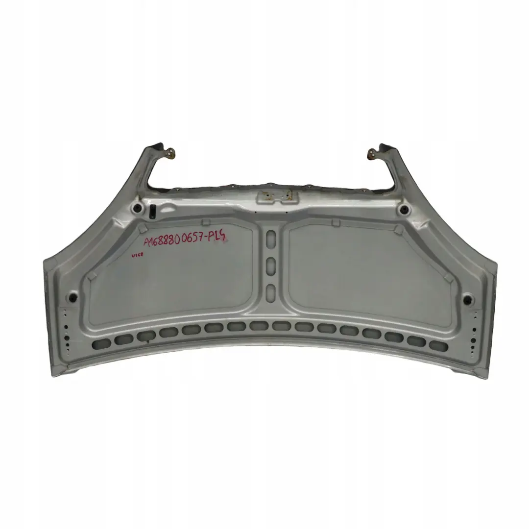 Mercedes W168 Capo Panel embellecedor del capo Plata Polar Metalizado - 761