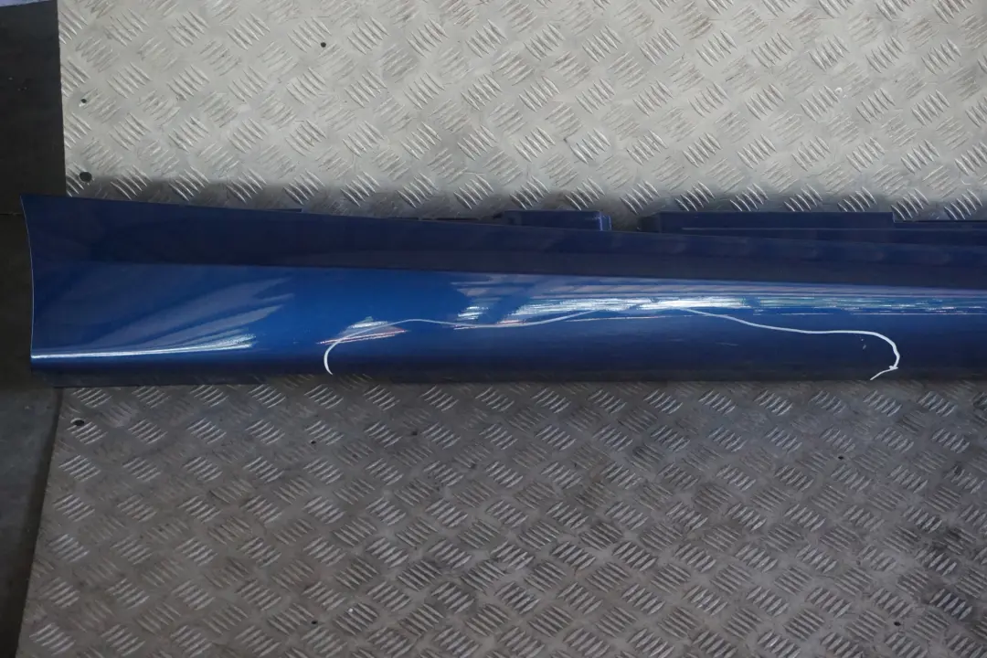 BMW 1 Series E87 E87N M SPORT Sill Strip Side Skirt Right O/S Le Mans Blau Blue