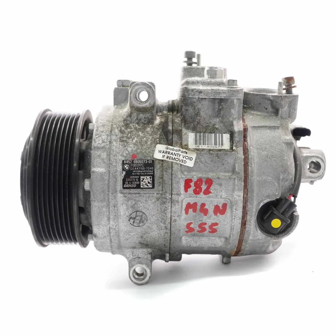 Compresor Aire Acondicionado BMW F82 F83 M4 LCI S55 Gasolina A/C Bomba 6805073