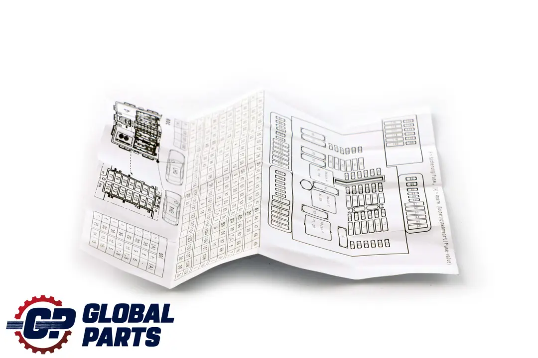 Mini Cooper F55 F56 F57 F60 Mapa de la caja de fusibles 6822530 71236822530