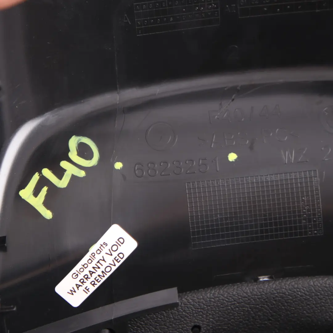 Steering Cover BMW F40 Column Trim Panel Top Upper Black 6823251