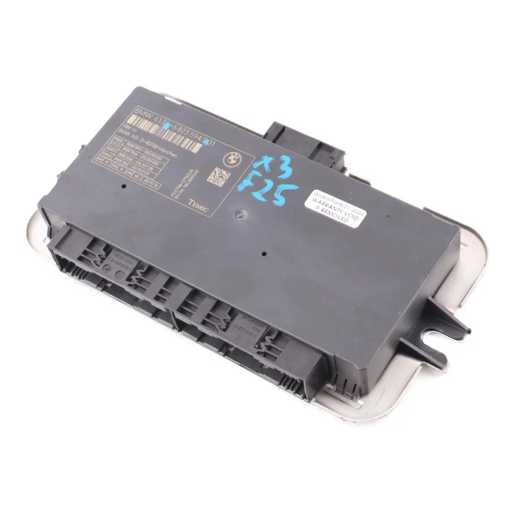 BMW X3 F25 Moduł Sterownik Świateł ECU FRM III TEMIC 6823594