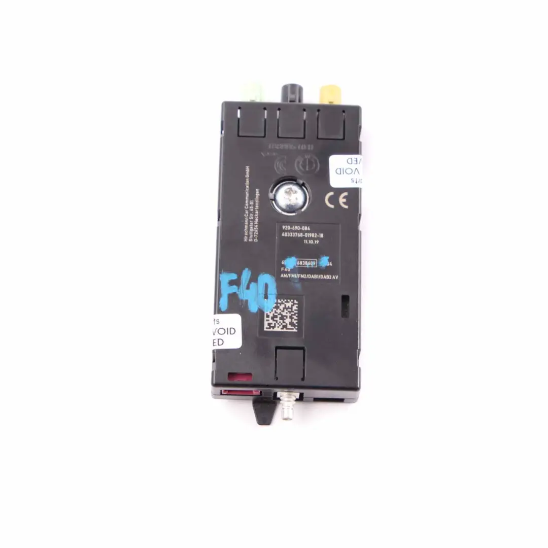 Amplificador Antena BMW F40 Aeral Diversity Control Unit FM DAB 6838609