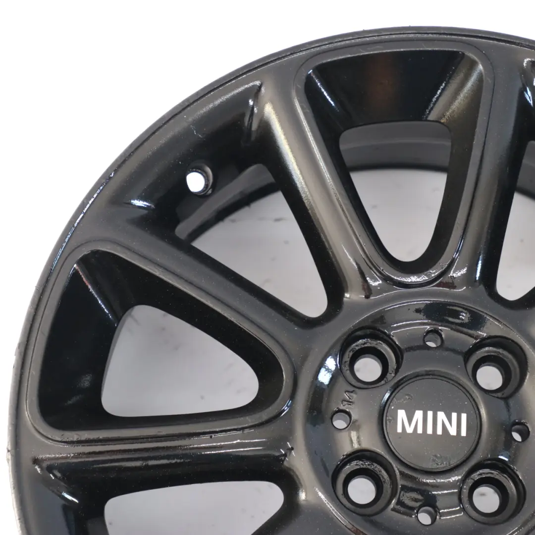 Mini Cooper R55 R56 R57 Schwarz Felge 17" ET:48 7J Sandgestrahlt Gedreht 132