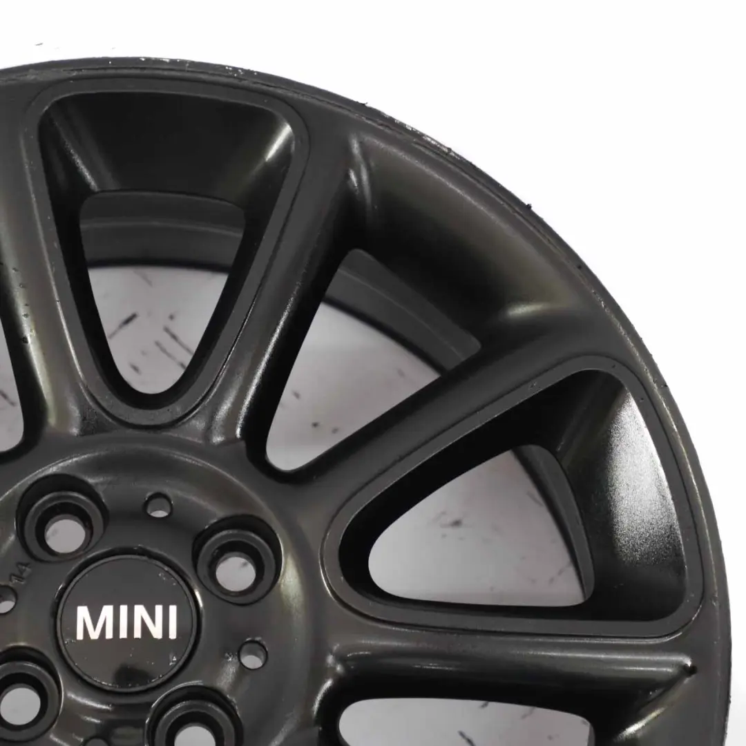 Mini Cooper R55 R56 R57 Black Wheel Alloy Rim 17" ET:48 7J  Sandblast Turned 132