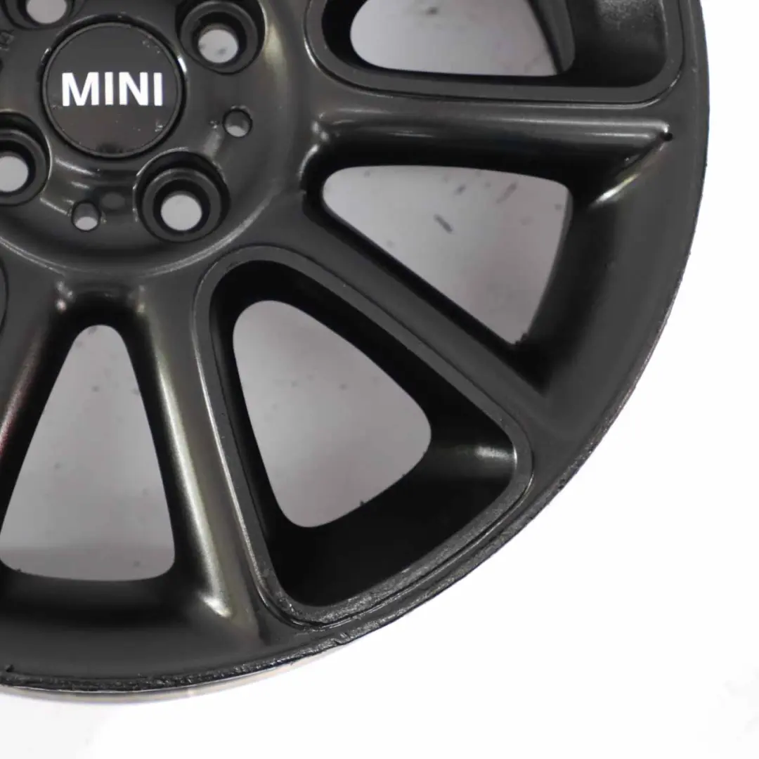 Mini Cooper R55 R56 R57 Black Wheel Alloy Rim 17" ET:48 7J  Sandblast Turned 132