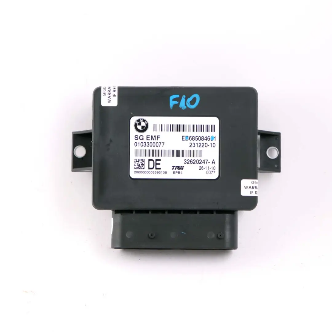 BMW F10 F11 F12 Unidad Freno Estacionamiento Módulo Control Eléctrico EMF 