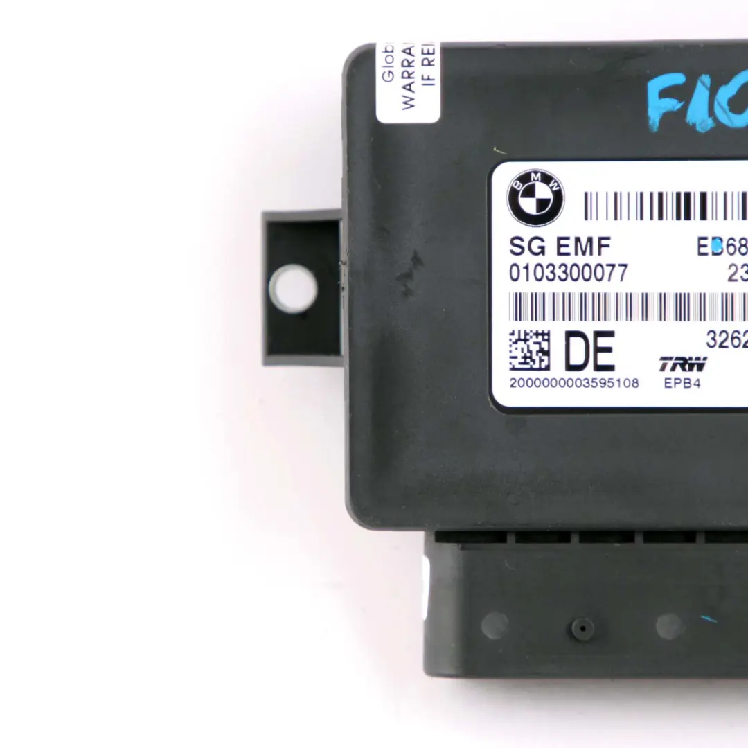 BMW F10 F11 F12 Unidad Freno Estacionamiento Módulo Control Eléctrico EMF 