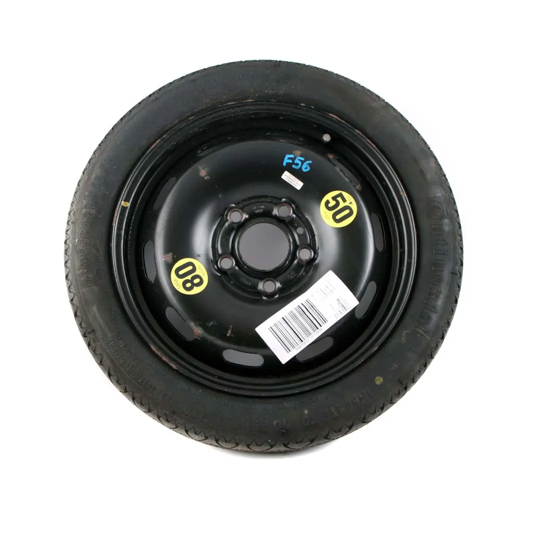 Rueda repuesto Mini F55 F56 Compact Acero Negro 115/70 R15 3,5J ET:28 6851506