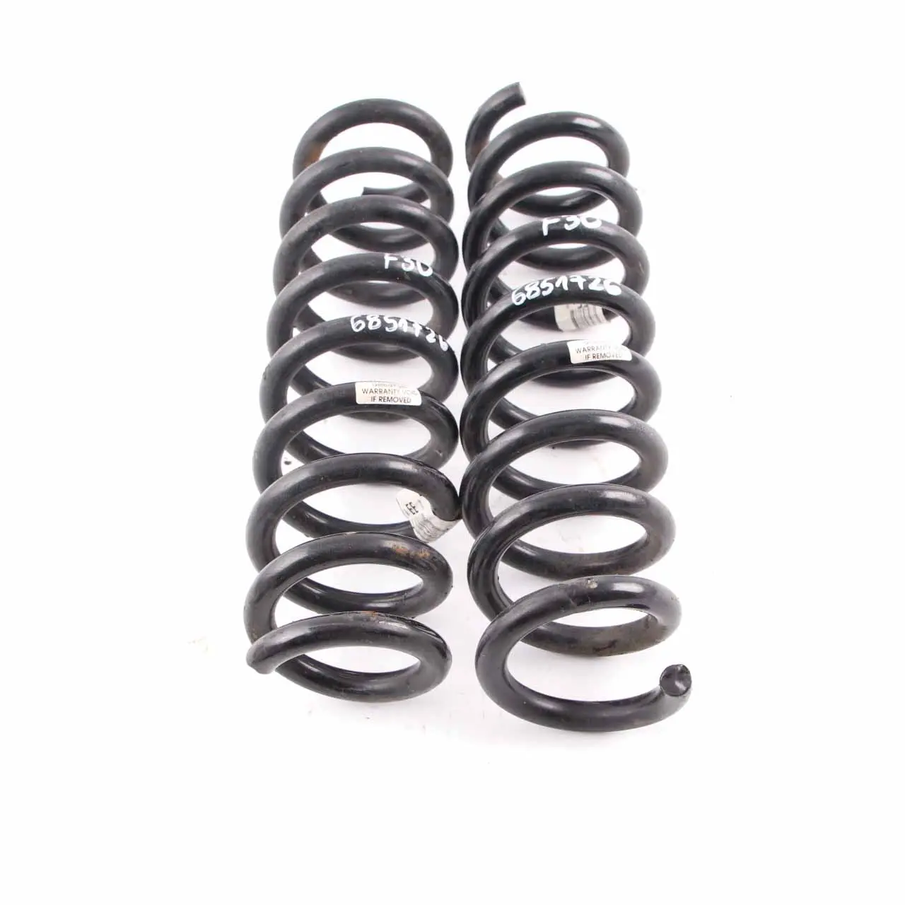 Coil Spring BMW F30 Rear Axle Suspension Left Right N/O/S Spring Set EE