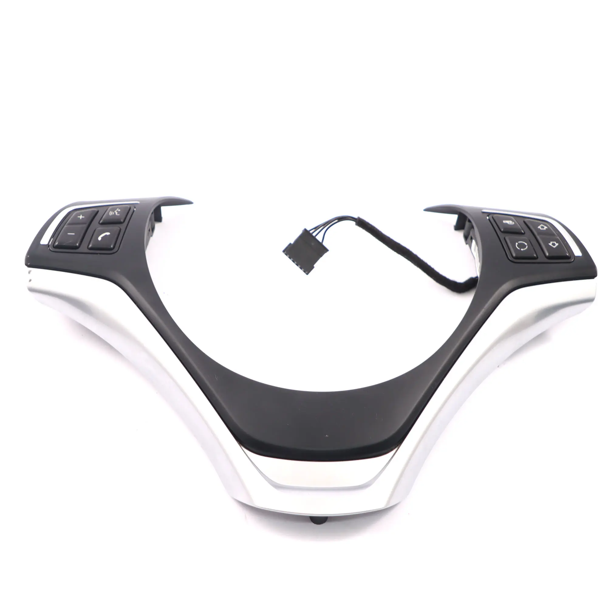 Trim Multifunction BMW E82 E84 E88 Switch Steering Wheel Black Chrome Pearlglos