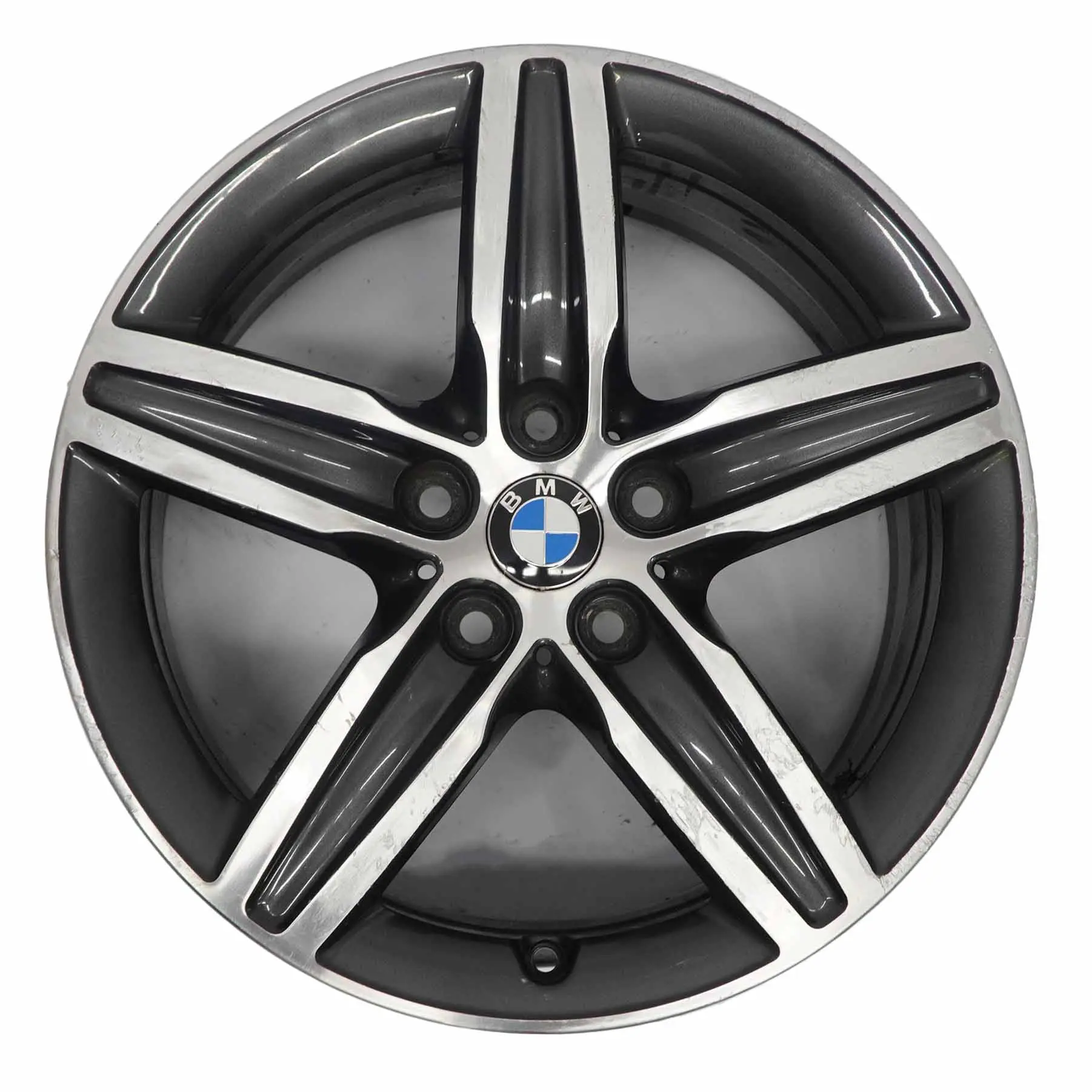 BMW F45 F46 Orbitgrey Alloy Wheel Rim 17" 7,5J ET:54 Star Spoke 379 6855091