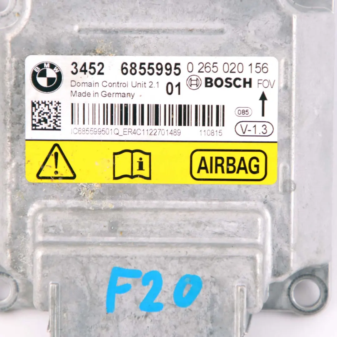 BMW F20 F21 F22 F30 F31 Sterownik Moduł Airbag