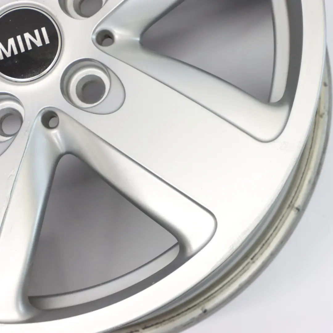 Mini Cooper F54 Silberne Leichtmetallfelge 16" ET:54 7J Revolite Speiche 6856043