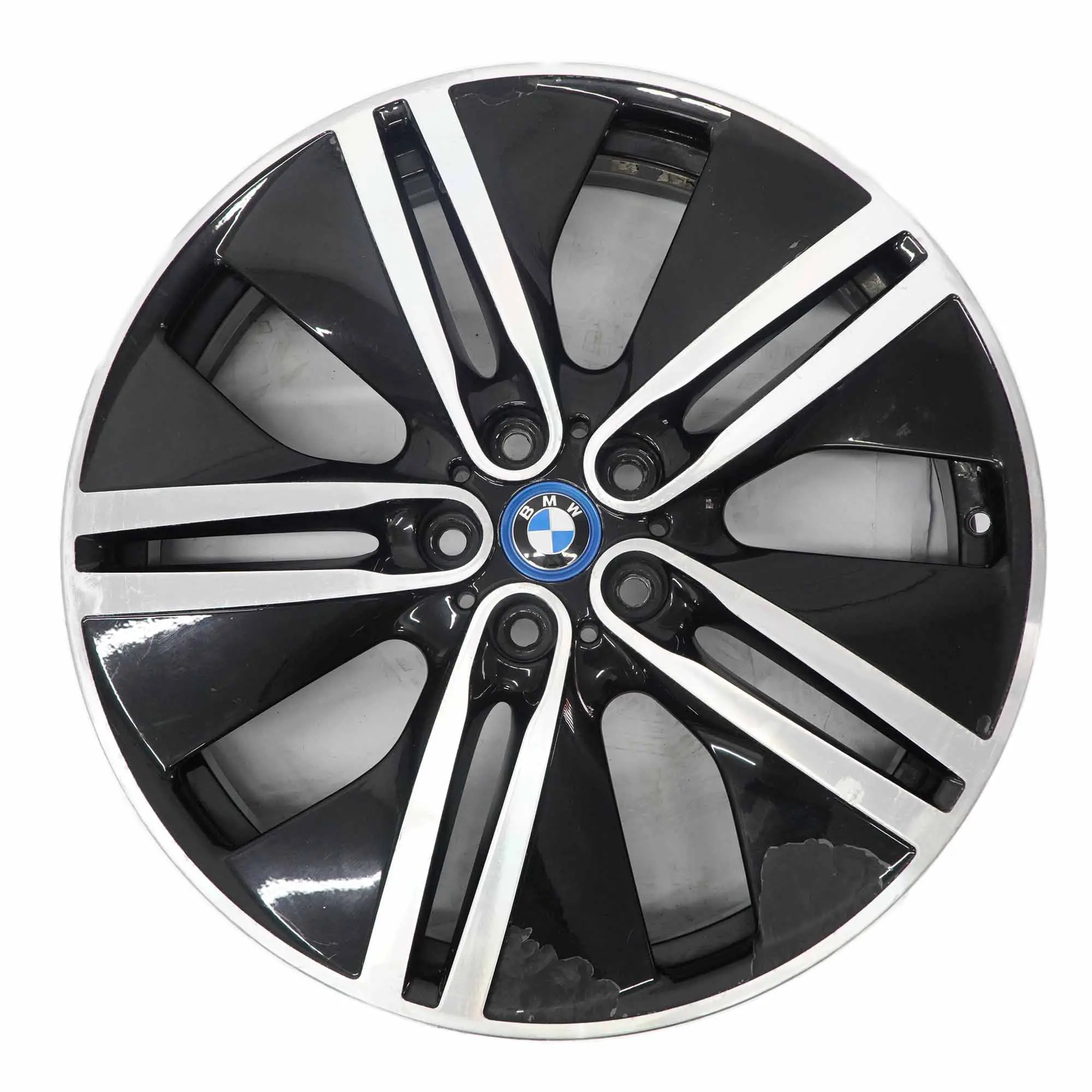 BMW i3 I01 Jante en Alliage 20" Jet Black a Double Rayons 430 ET:53 5,5J 6856899