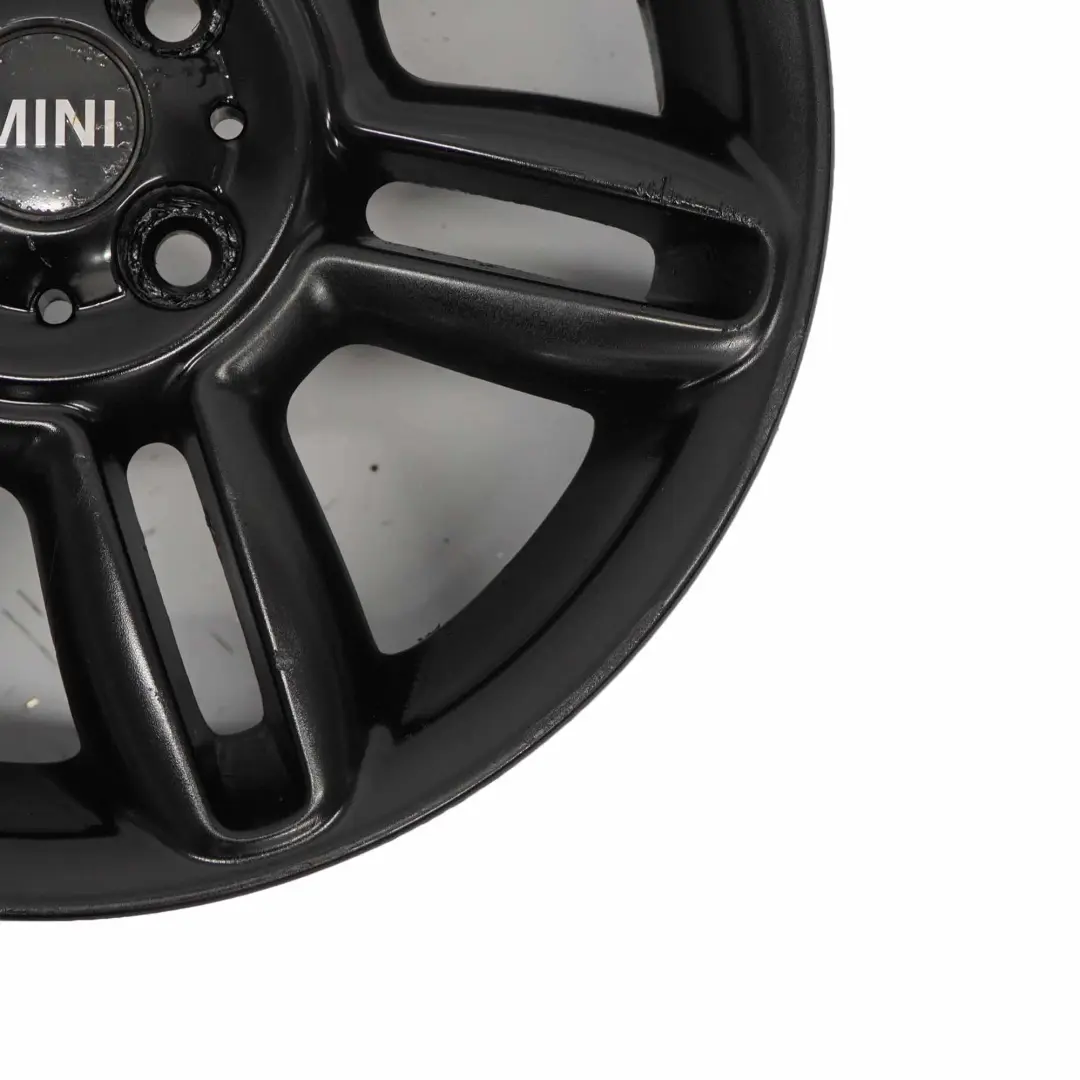 Mini Cooper R55 R56 R57 Schwarz Felge 16" 6,5J 6-Stern Doppelspeiche 119