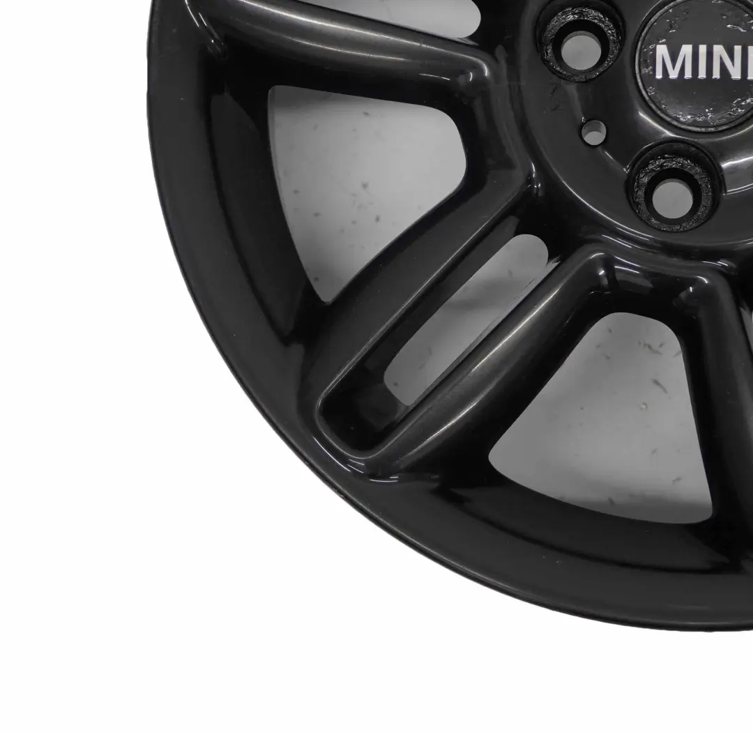 Mini Cooper R55 R56 R57 Llanta De Aleación Negra 16" 6,5J 6-Star Twin Spoke 119