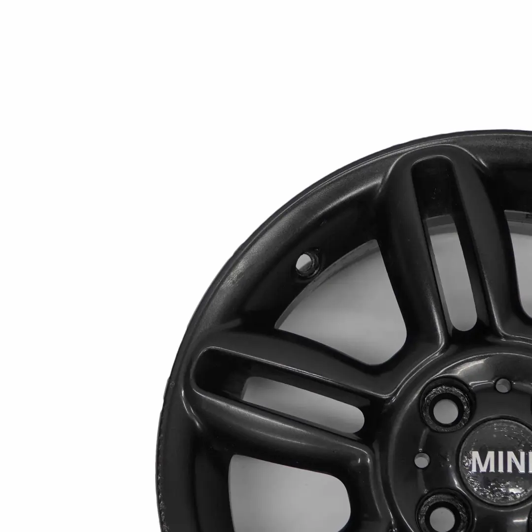 Mini Cooper R55 R56 R57 Black Wheel Alloy Rim 16" 6,5J 6-Star Twin Spoke 119