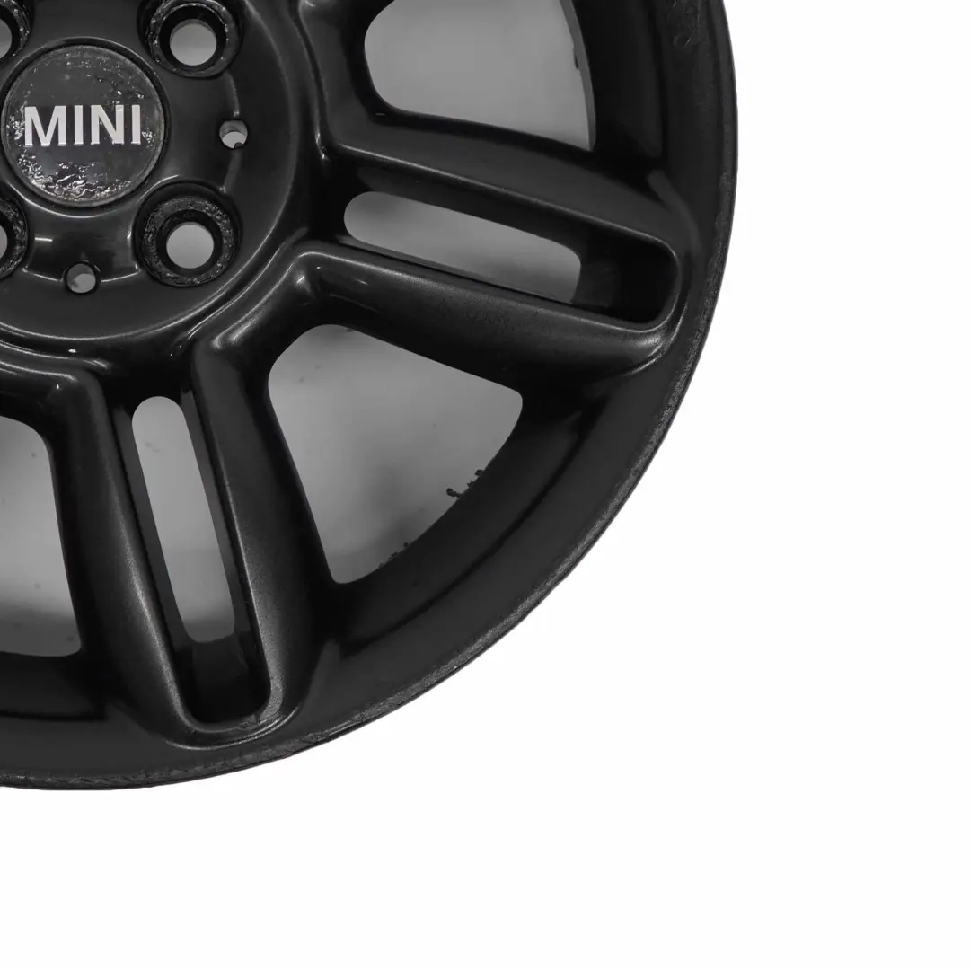 Mini Cooper R55 R56 R57 Black Wheel Alloy Rim 16" 6,5J 6-Star Twin Spoke 119