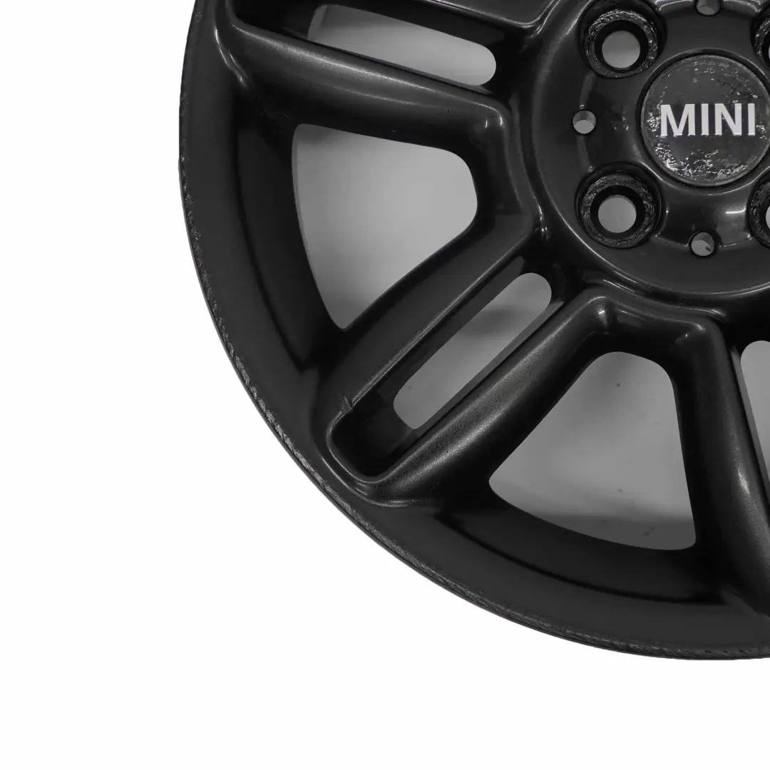 Mini Cooper R55 R56 R57 Black Wheel Alloy Rim 16" 6,5J 6-Star Twin Spoke 119