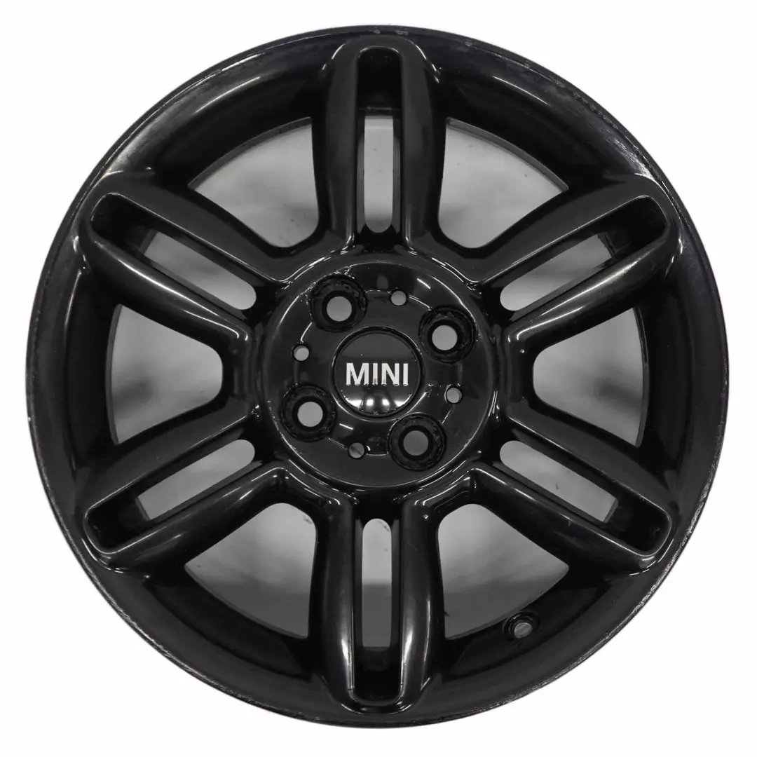 Mini Cooper R55 R56 R57 Black Wheel Alloy Rim 16" 6,5J 6-Star Twin Spoke 119