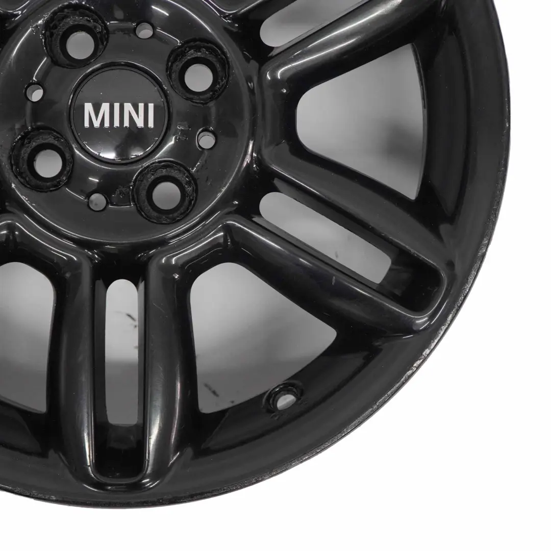 Mini Cooper R55 R56 R57 Black Wheel Alloy Rim 16" 6,5J 6-Star Twin Spoke 119