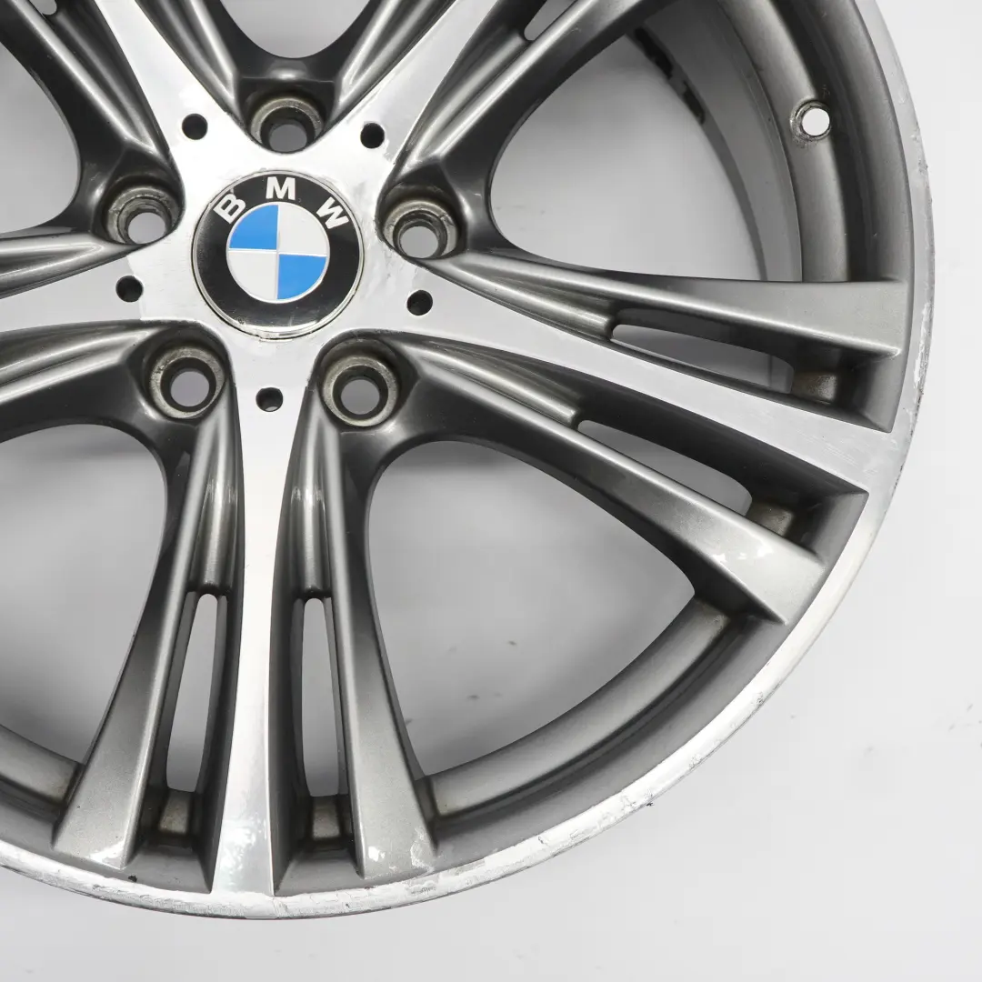 BMW F30 Ferric Grey Rear Alloy Wheel Rim 19" 8,5J ET:47 Star Spoke 407 6857566