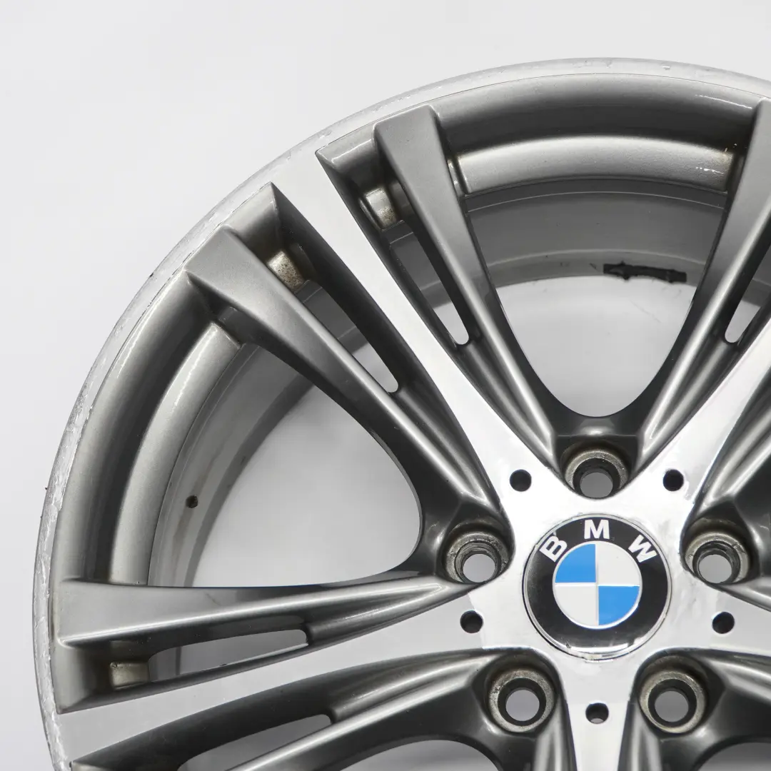 BMW F30 Ferric Grey Rear Alloy Wheel Rim 19" 8,5J ET:47 Star Spoke 407 6857566