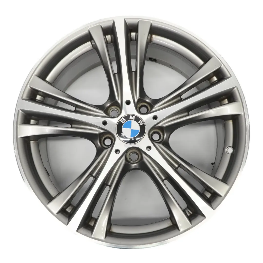 Llanta aleación trasera BMW F30 Gris Férrico 19" 8,5J ET:47 Star Spoke 6857566