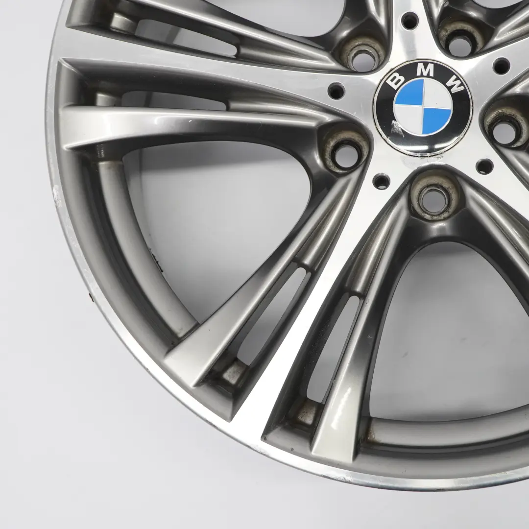 Llanta aleación trasera BMW F30 Gris Férrico 19" 8,5J ET:47 Star Spoke 6857566