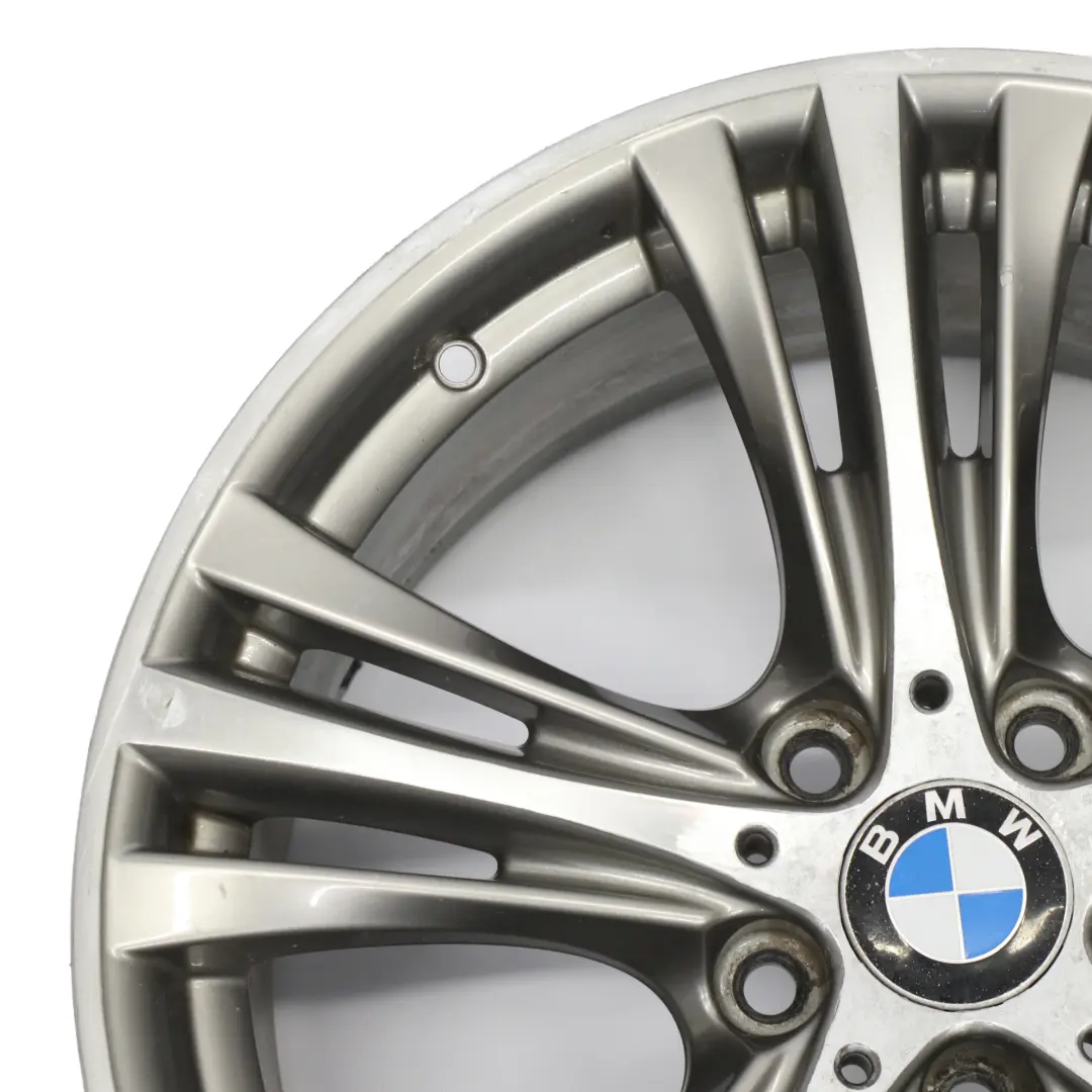 BMW F30 Ferric Grey Rear Alloy Wheel Rim 19" 8,5J ET:47 Star Spoke 407 6857566