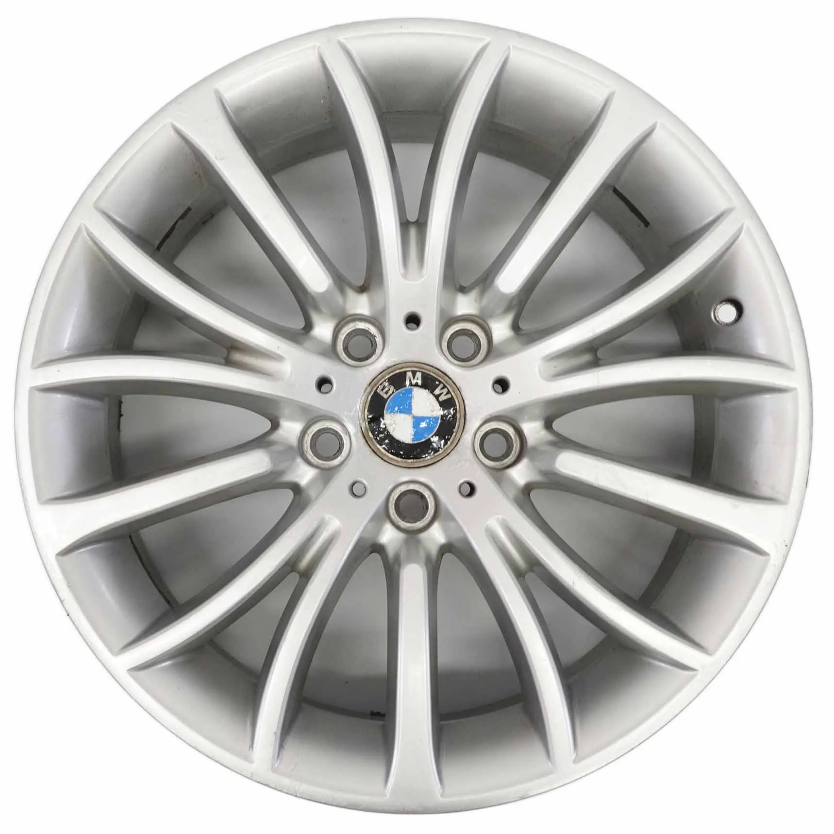 BMW F10 F11 F12 Silberne Leichtmetallfelge 18" Multispoke 454 8J ET:30 6857668