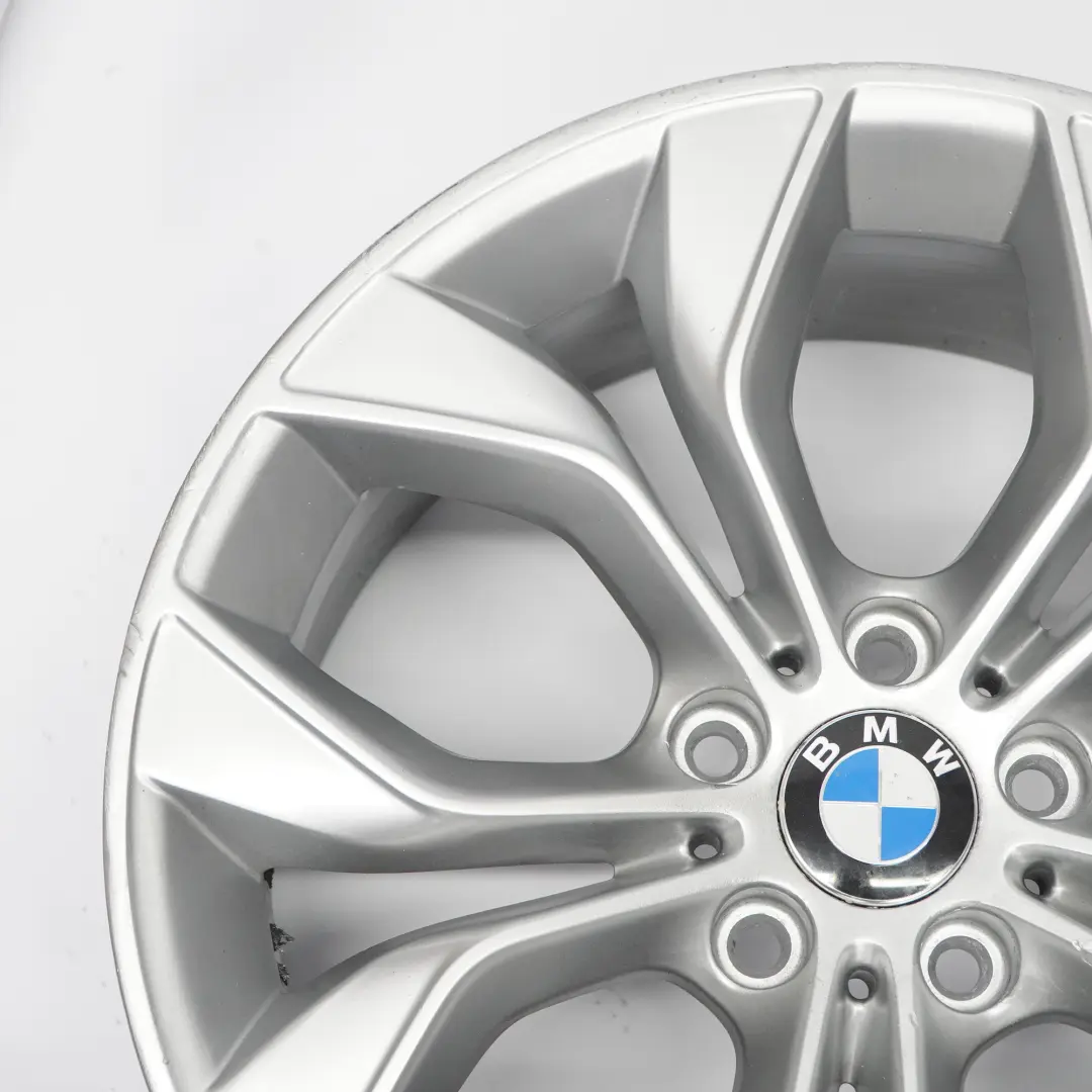 BMW X3 F25 Silver Wheel Alloy Rim 19" Y Spoke 608 8,5J ET:38 6862890