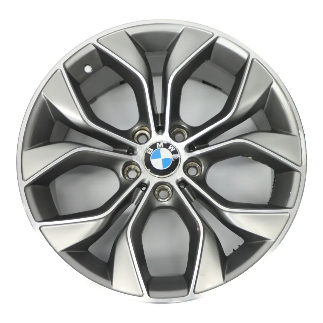 BMW X3 F25 Hinten Reflex Silber Felge Leicht metall felge 19" 9,5J ET:48 6862891